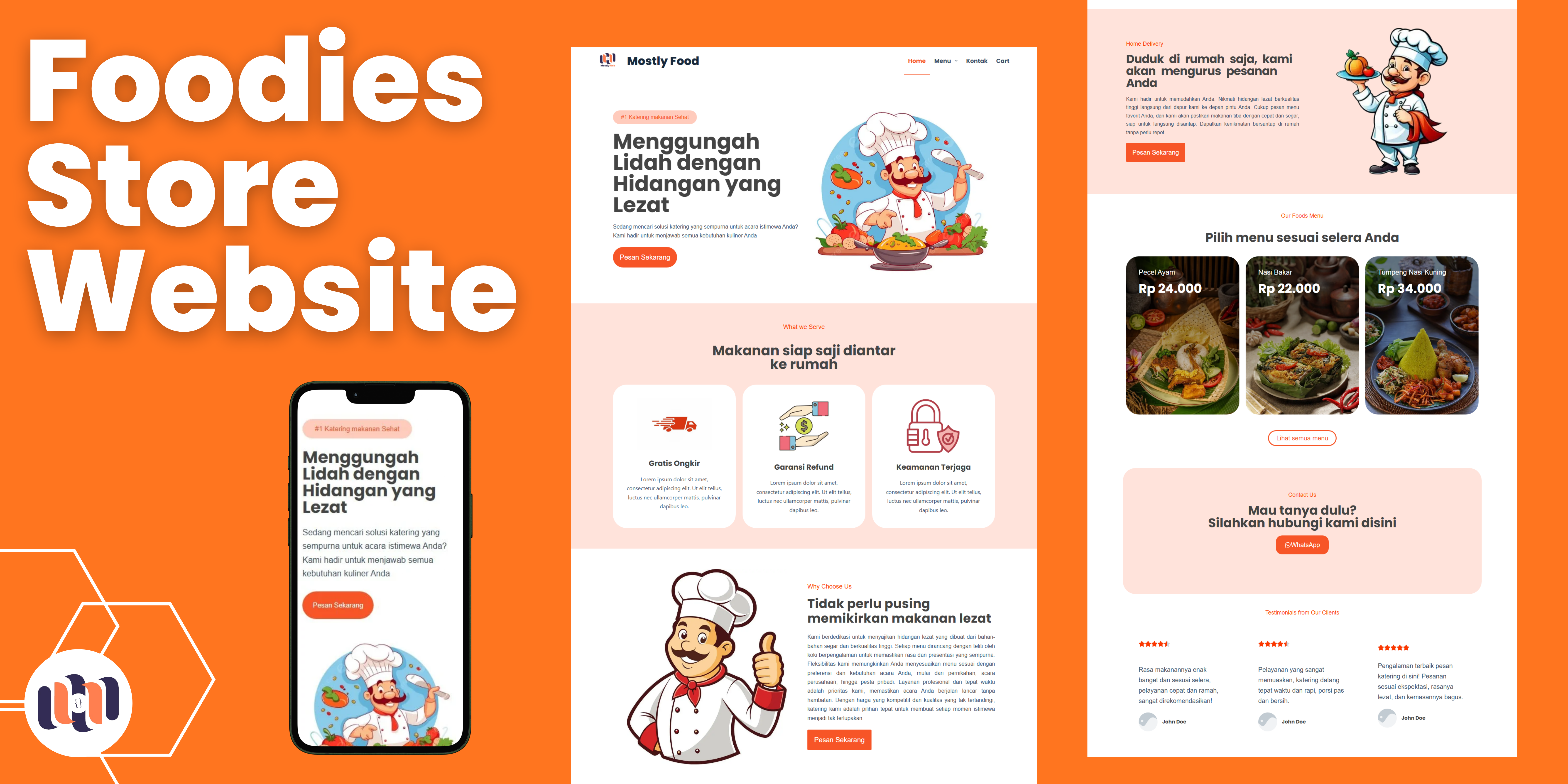 Foodies Store Website